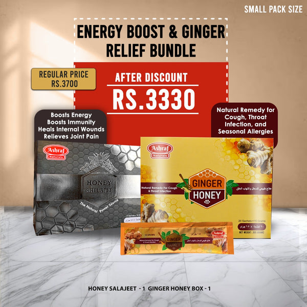 Winter Essential Bundle - Honey Shilajit & Ginger Honey